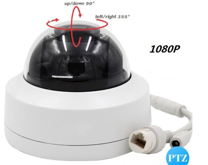 4X Zoom 20m IR 5.0 Megapixel Mini PTZ POE Dome IP Camera Metal Outdoor PTZ Camera Supplier Wholesale