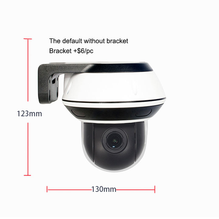4X Zoom 8.0Megapixel  Dual light Dome PTZ  IP Network Professional Security Camera POE Home Smart  HD CCTV Camera Bulk Purchase Discounts