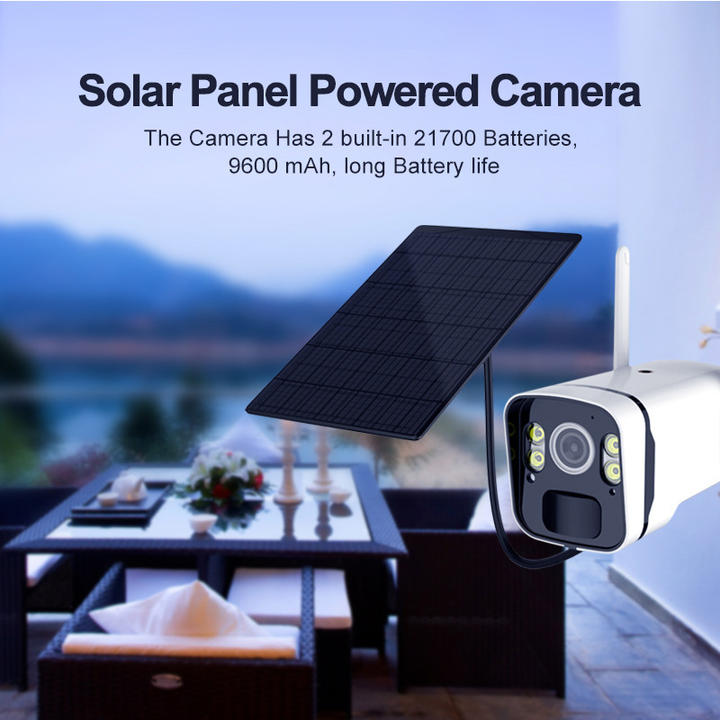 4MP Solar Panel Wireless Battery Camera WIFI Outdoor PIR 4CH NVR CCTV Surveillance Security System Direct Trade Wholesale