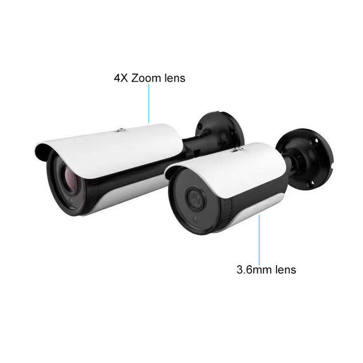 4X zoom 8mp outdoor 4k 40m ir night vision waterproof bullet poe ip camera Mass Wholesale Custom Solutions