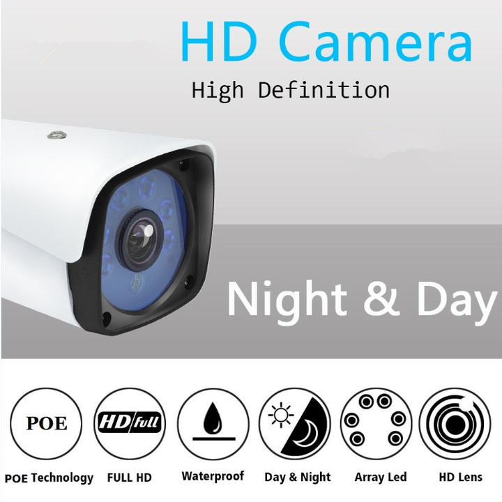 4k 8mp  Ir Night Vision Video Camera Built-in 8mp Network Ip Poe Camera China Bulk Supplier Customization