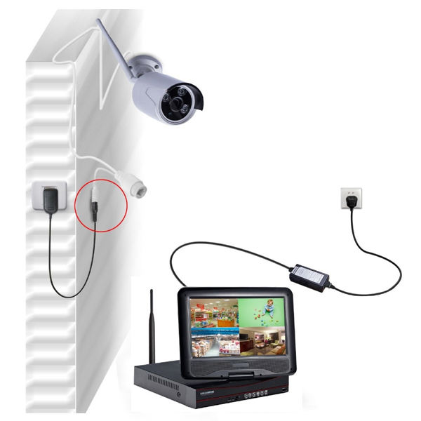 4chs 1080P Wifi NVR with 10.1 inches  Monitor home security camera system wireless Large Order Wholesale Outlet