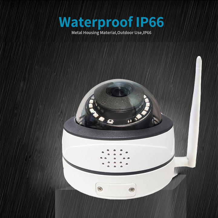 5MP 4 Channel Wireless Metal Dome Security Camera System Outdoor Home Wifi NVR Kit Cctv Ip Cameras Wireless System