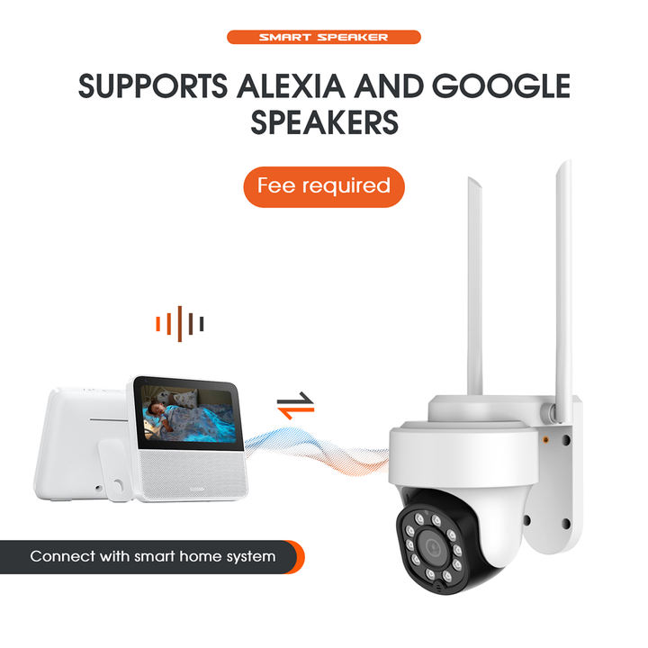 6.0Megapixels TUYA Smart APP   wifi ir PT IP Camera Video  System Manufacturing and Export B2B