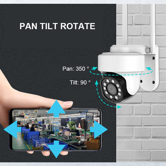 5MP wireless home security camera system Wifi Ptz network wireless Nvr Kit Home Wifi Cctv Camera Kit nvr with 10.1 Monitor Wholesale Distribution Center