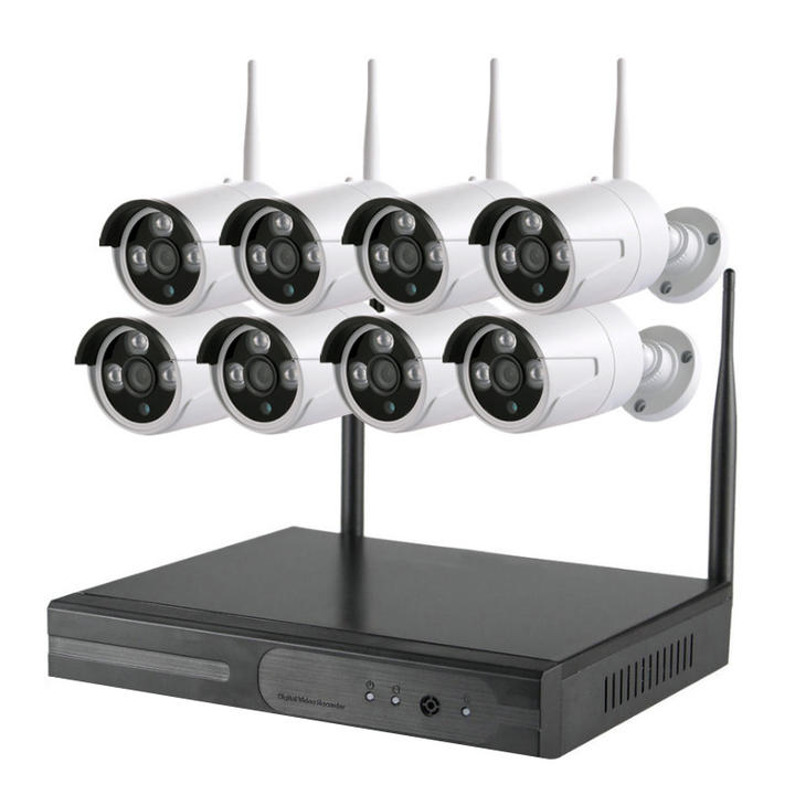 5MP Outdoor 8 Channel Wireless System 8 Wifi Camera 8CHS Wifi NVR Kit