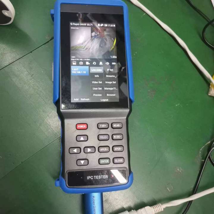 8.0Megapixel 4in one(AHD/TVI/CVI/CVBS)+H.265 IPC surveillance system  CCTV camera tester with  4.5 LCD color screen