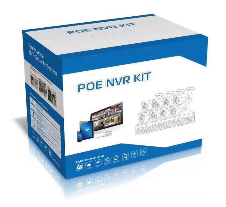 8CH 8MP 4K Outdoor POE NVR KIT IP IMX415  POE  Dual light System CCTV Network Camera Kit with Two Way Audio Wholesale B2B Pricing Pricing