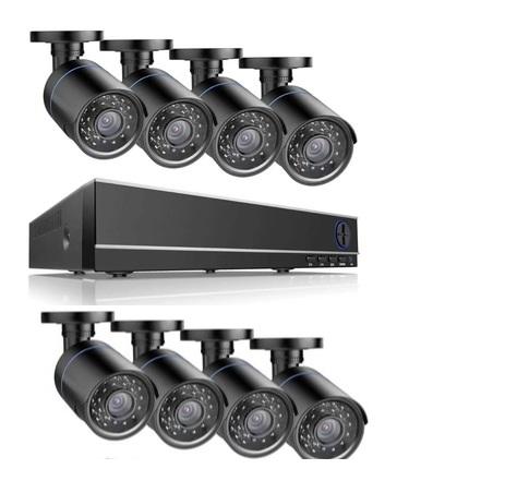 8MP 8CH CCTV Surveillance Camera System POE NVR KIT