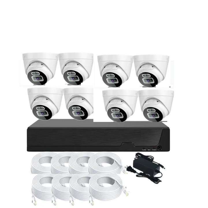 8Ch Nvr 5MP  Tuya Smart CCTV Security Dual light Indoor IP POE  Home Camera  System