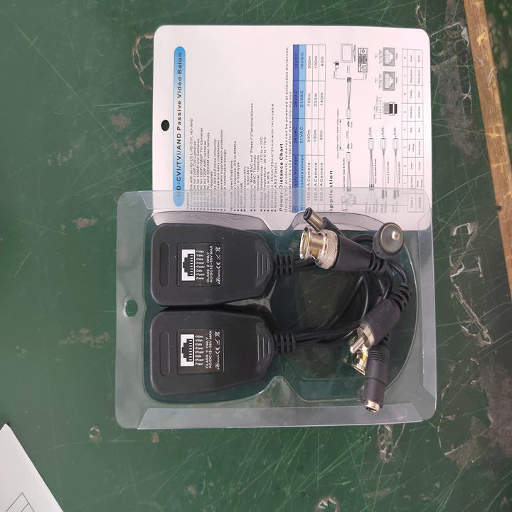 8MP Video/Audio/DC UTP video balun CCTV ACCESSORIES 1ch active UTP Long Distance  Video Balun Video CCTV Factory Authorized Wholesale Sourcing