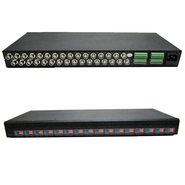 16chs passive UTP receiver 600m Video Balun Video Transceiver Factory to Consumer