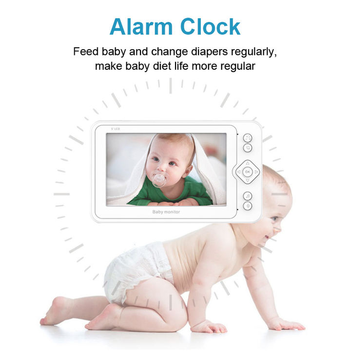 1080P HD Wifi Camera 5 Inch Screen Wireless Baby Monitor