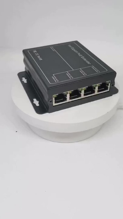 100m 1 TO 4 POE Extender IEEE 802.3AF POE Connector POE Separator