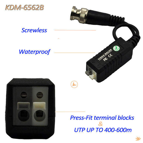 1000m UTP video balun for CCTV camera