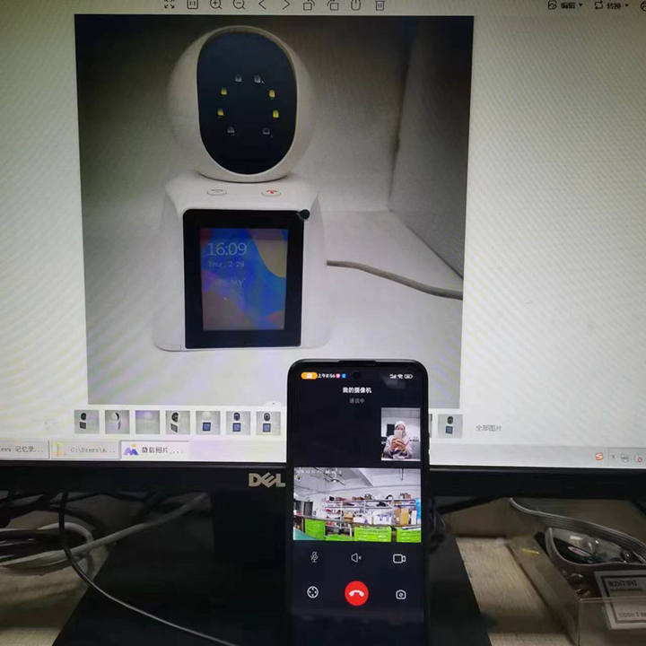 2024 RTS shenzhen 3.0Mp Wifi PT Dome ip camera with 2.8inch Monitor 2way audio Video Calling Smart home Efficient Manufacturing Outlet