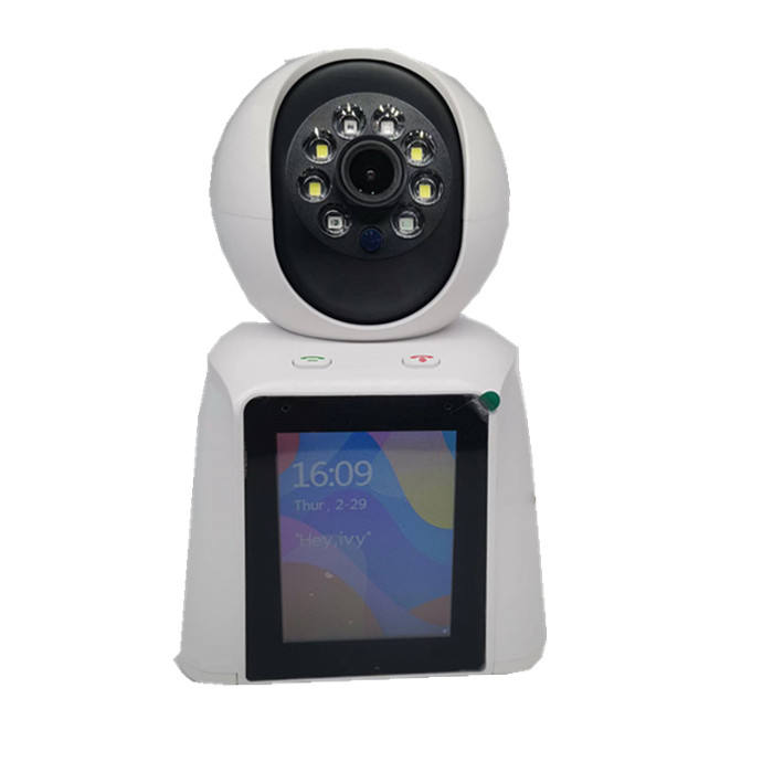2024 RTS shenzhen 3.0Mp Wifi PT Dome ip camera with 2.8inch Monitor 2way audio Video Calling Smart home Efficient Manufacturing Outlet