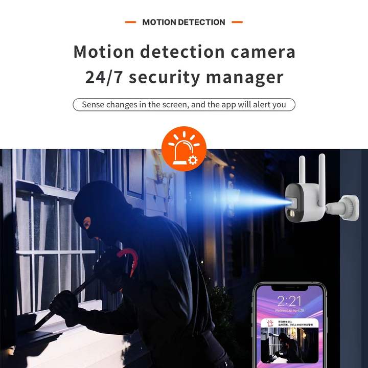 2024 NEW 4MP Wireless Camera Outdoor WiFi IP Home Security Cameras with Two Way Audio IP66 Waterproof