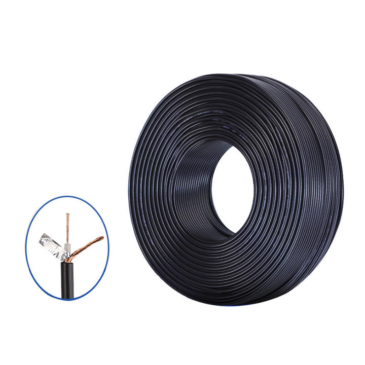 200m coaxial copper cable video transmission wire for cctv camera rg58 rg59 rg6 coaxial feeder cable