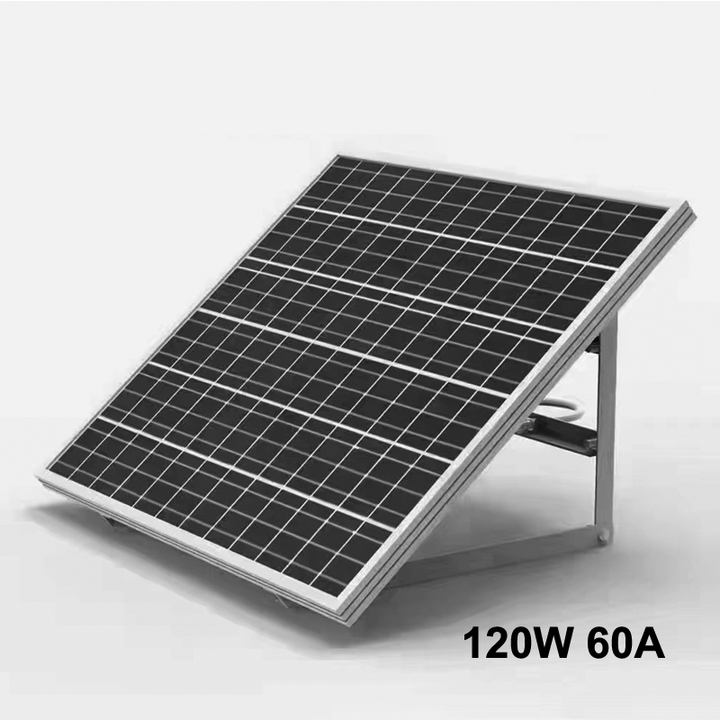 60W 30A battery big power 120w 60a solar panel system DC12V power charge for security cctv camera