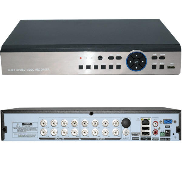 AHD CVI TVI CVBS IP DVR Recorder 16channels 4MP XVR 5 IN 1