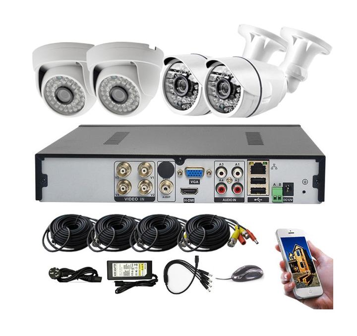 Best price!!!5.0M HD Dvr Kits 4 channels camera Industrial Supplier