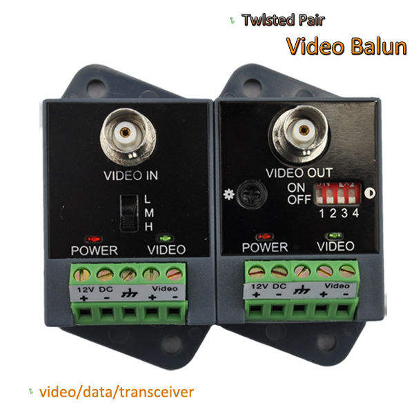 CCTV ACCESSORIES 1ch active UTP Long Distance  Video Balun Video CCTV