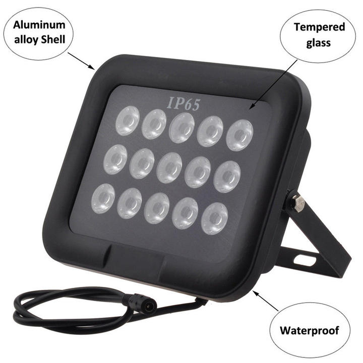 CCTV Infrared Long Range 15 pcs 42mil array  LEDs 850NM IR Illuminator Street Light Wholesale B2B Pricing Outlet
