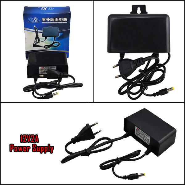 CCTV Camera Power Supply AdaptoOutdoor Waterproof EU US  Charger for CCTV video Camera