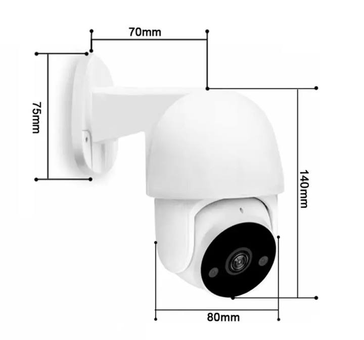 Cheap 2MP 1080P Coaxial Cable Waterproof Night Vision 1.5inch Mini PTZ Camera De Surveillance System