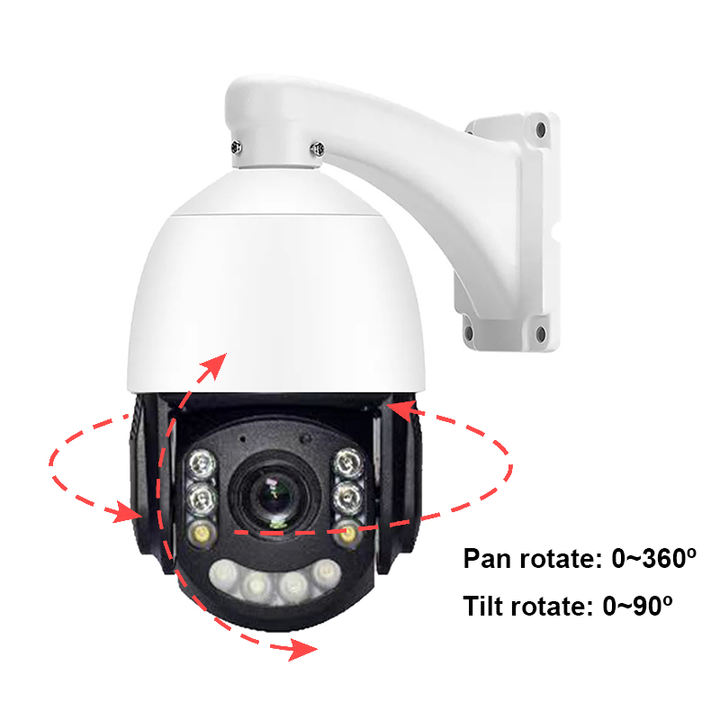 Color Night 8MP 4K HD POE PTZ Camera 20X Zoom Speed Dome IP Camera Outdoor 5MP CCTV Camera Surveillance XMeye Rapid Production Solutions Processing
