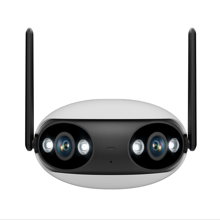 Double 2MP Len 2.0Megapixel Dual-lens Home Wide Angle Security  Outside Camera Wireless Wifi Bullet Camera Manufacturing and Export Efficiency