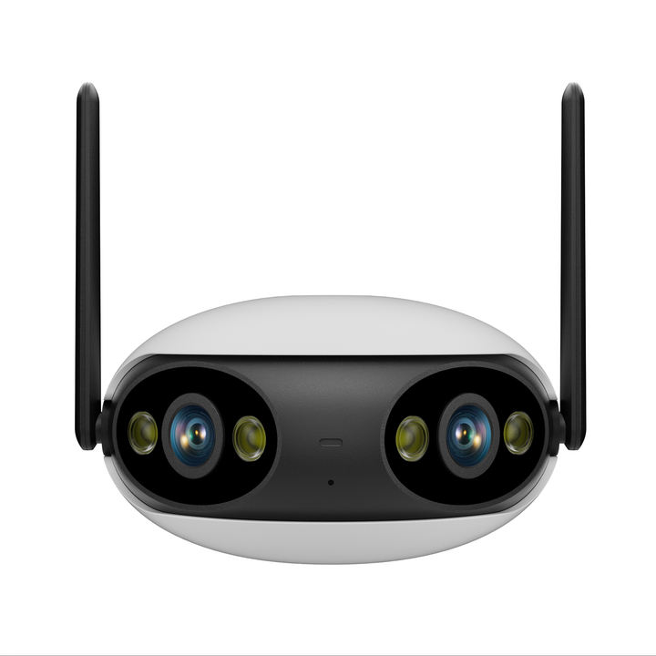Double 2MP Len 2.0Megapixel Dual-lens Home Wide Angle Security  Outside Camera Wireless Wifi Bullet Camera Manufacturing and Export Efficiency