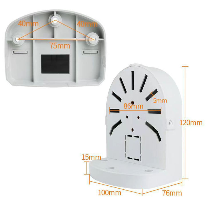 Dome Camera Stand Indoor Wall Bracket Hidden Line Plastic Junction Box Customized Manufacturing