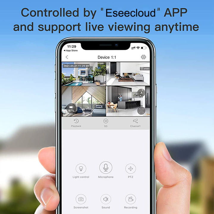 Economic 10pcs 4MP Outdoor Wireless Battery Camera PIR 10CH NVR Kit Solar Wifi Security System Global Wholesale Market
