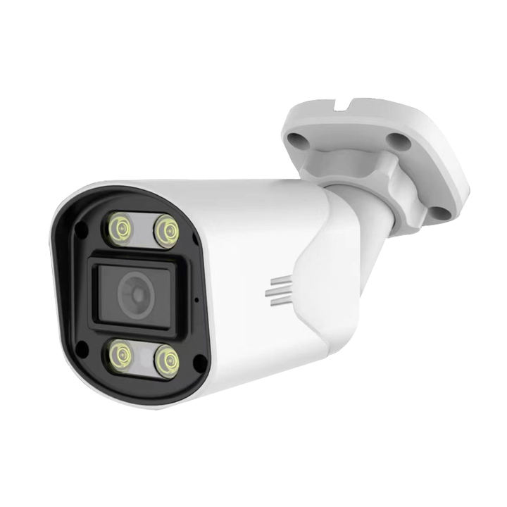 Economic Plastic Outdoor Bullet Camera AHD Security CCTV 8MP 5MP 4MP 2MP Analog Camera BNC Connectors IP66 Waterproof