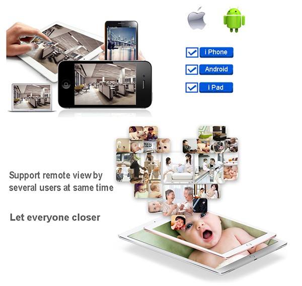 Eseecloud 3MP 4CH Wireless System 4 Camera Microphone Wifi NVR Kit