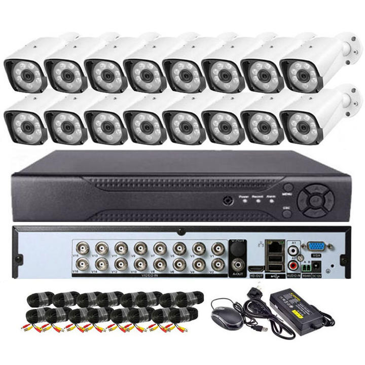 Economic 2MP 5MP 8MP DVR surveillance system dvr 16 channel cctv system camera security camera AHD analog camera