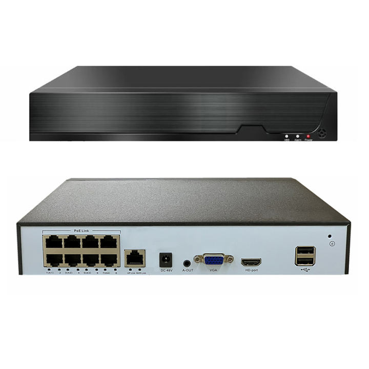 Cameras de seguridad 8 ch 4MP Outdoor POE Nvr  CCTV Camera System wiht Audio and video Recorder for Home Safe Wholesale Distribution Center B2B