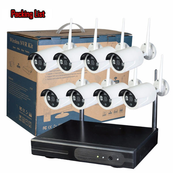 Eseecloud Professional 8CH 3MP POE NVR KIT IP POE System CCTV Network Camera