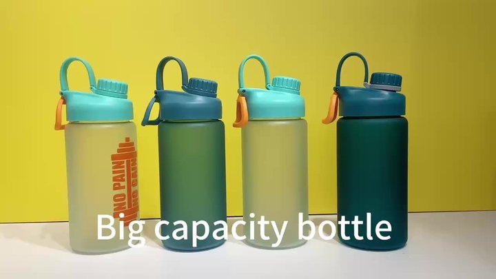 1.2L Custom logo and color lady office big capacity portable Leakproof BPA-Free Plastic gym Sport water bottle