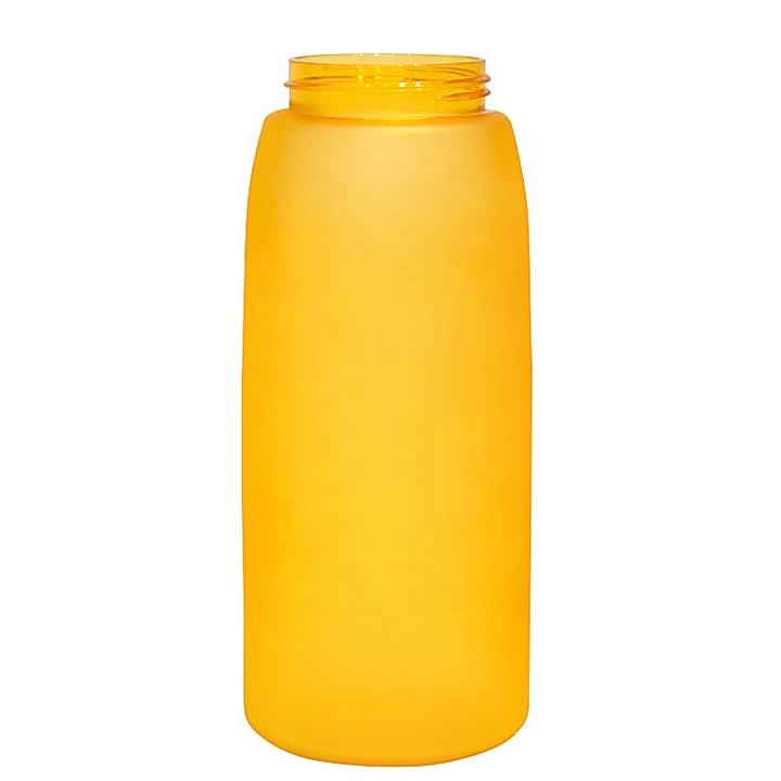 1000ML Custom  multicolor Durable and portable plastic sport camp water bottle with soft Silicone handle Supplier Wholesale