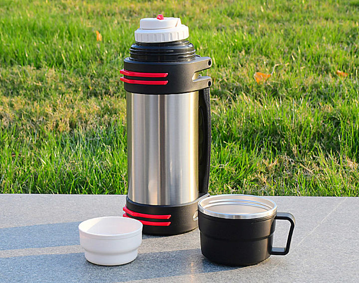 1200ml Double-Wall Stainless Steel Travel Tumbler Large Capacity Portable Vacuum Flask Camping Outdoor Perfect Gift Mugs Lovers