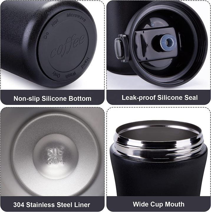 14oz Stainless Steel Insulated Coffee Mug Wholesale Distribution