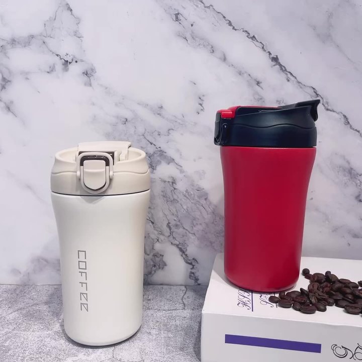 14oz Stainless Steel Minimalist Insulated Travel Mug Straight Cup Coffee Cup Camping 500ml Water Capacity Vacuum Flask Thermal Export-Oriented Factory Custom Solutions