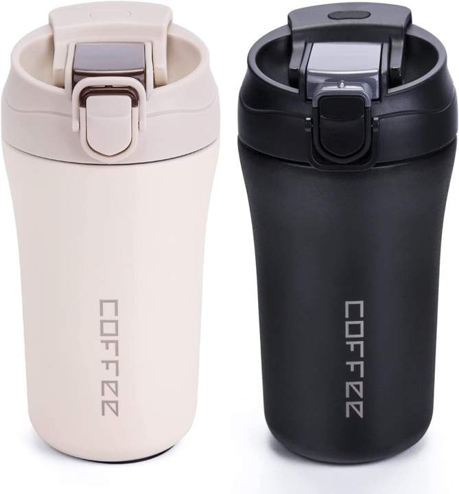 14oz Stainless Steel Minimalist Insulated Travel Mug Straight Cup Coffee Cup Camping 500ml Water Capacity Vacuum Flask Thermal Export-Oriented Factory Custom Solutions