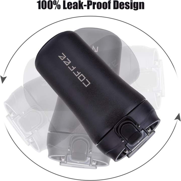14oz Stainless Steel Minimalist Insulated Travel Mug Straight Cup Coffee Cup Camping 500ml Water Capacity Vacuum Flask Thermal Export-Oriented Factory Custom Solutions