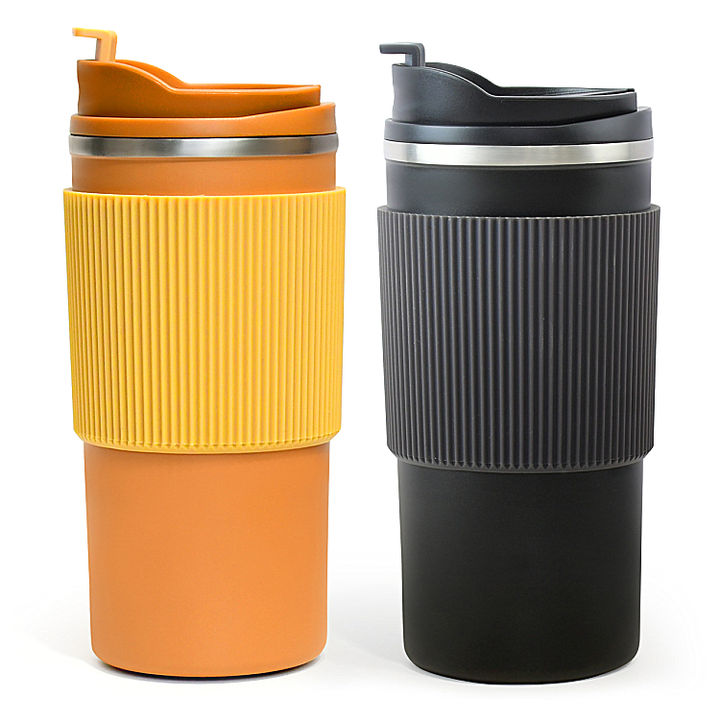 16OZ/480ml OEM/ODM  Eco-friendly durable Double Wall Stainless Steel Insulated Vacuum Cup Travel Mug with a food grade pp lid Private Label Manufacturing Bulk Orders