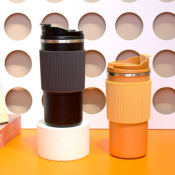 16OZ/480ml OEM/ODM  Eco-friendly durable Double Wall Stainless Steel Insulated Vacuum Cup Travel Mug with a food grade pp lid Private Label Manufacturing Bulk Orders