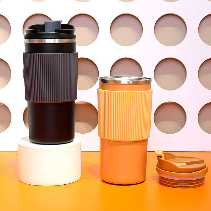 16OZ/480ml OEM/ODM  Eco-friendly durable Double Wall Stainless Steel Insulated Vacuum Cup Travel Mug with a food grade pp lid Private Label Manufacturing Bulk Orders
